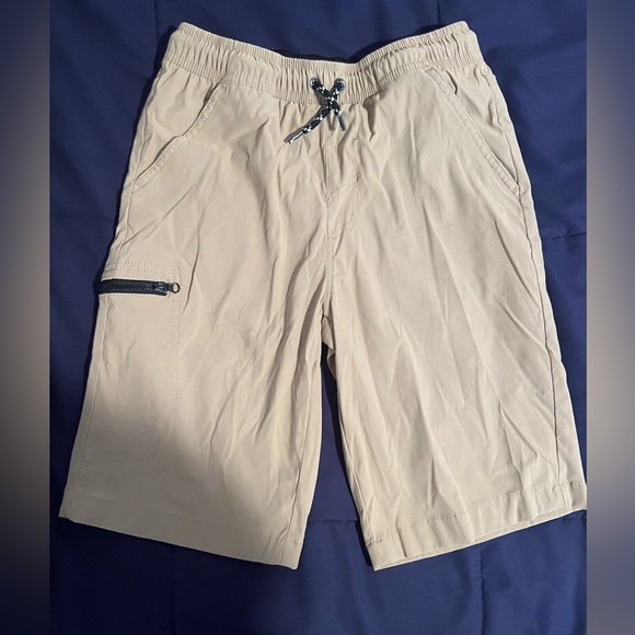 Youth hybrid khaki shorts - Picture 1 of 6